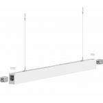 Світлодіодний світильник SC-SL8050-036-AW-03NW-BL 1204x80x50мм промежний 36W 4000K 3240Лм чорний