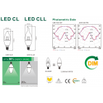 Світлодіодна лампа NVC CLE 5W 3000K E14
