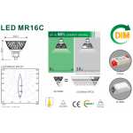 Світлодіодна лампа NVC MR16C 6W DIM 4000K 12V