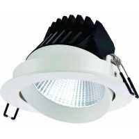 Світлодіодний стельовий поворотний світильник NVC NLED1105D 15W 6500K білий (66) 950Лм кут 24°