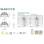 Світлодіодний світильник NVC NLED1138D 9W 3000K