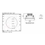Світильник точковий NVC NLED9123 6W 3000K