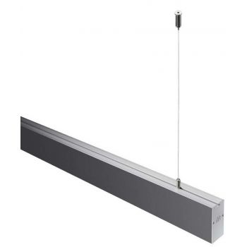 Подвесной светильник NVC NLILED495AM1200 W30 18W в алюминиевом профиле 1200х30х68 мм 18W 4000K 1220Lm