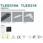 Трековий світлодіодний світильник TLED319N 50W 4000K кут 24° CRI>90 колір білий