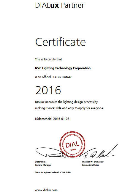 DIALux Partner Certification